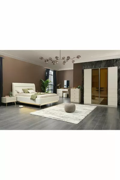 Lena 4-deurs slaapkamermeubelset