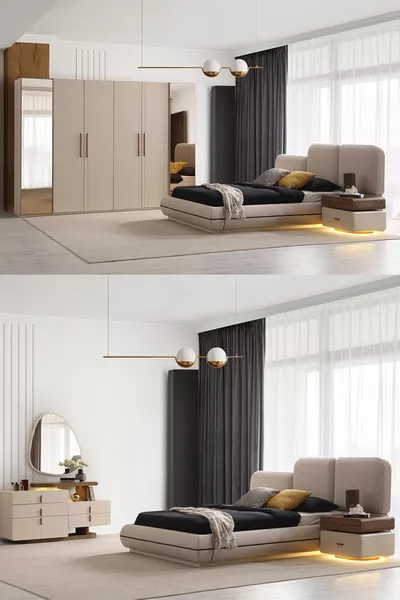 Valencia Yatak Odası Takımı 6 Kapaklı