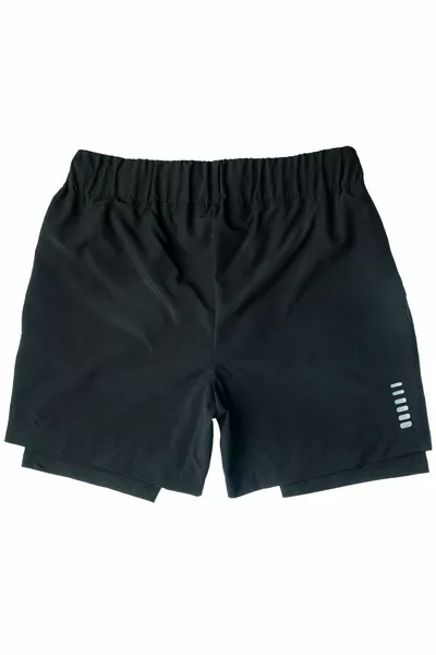 Mercury Men's Sweat-Resistant, Tights Polyester Black/Black Athletic Shorts