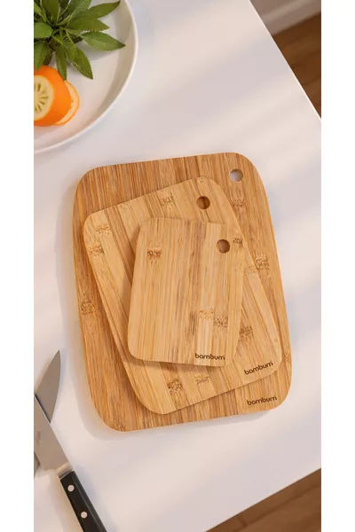 Tedi 3'lü Kesme Tahtası