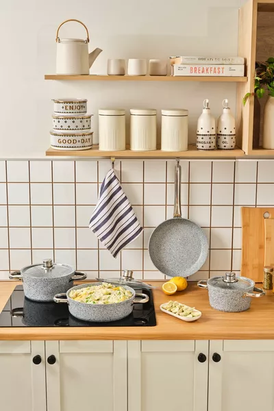 Набор кастрюль Biogranit Nare из 7 предметов, синий