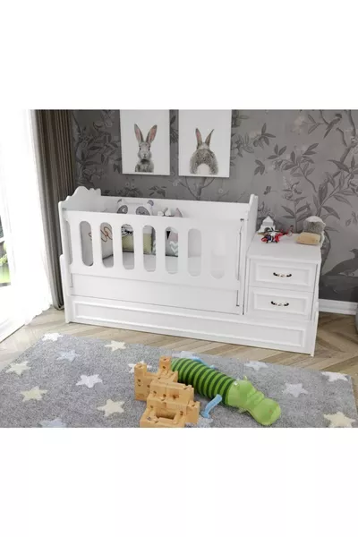 Kartopu Country Büyüyen Beşik Beyaz - Tamamı 1. Kalite Mdf