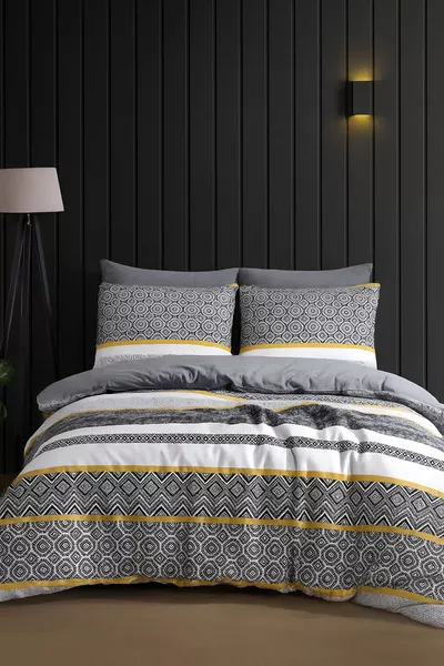 Double Fitted Sheet Duvet Cover Set