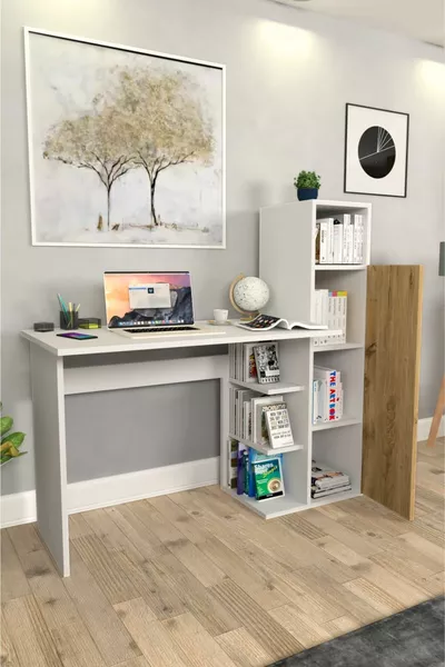 Работен бюфет с диамантен шкаф от бор