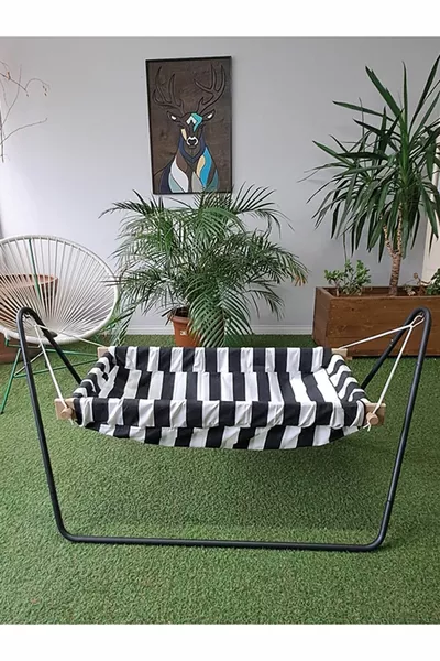 Дървена люлка за кукли - Преносима люлка