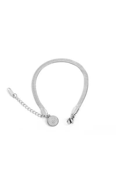 FB Italian Crushed Steel Bracelet