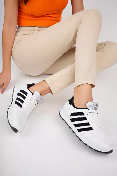 White - Falcon Comfortable Casual Unisex Sports Shoes