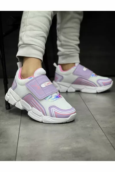 Kids Orthopedic Velcro Elastic Lightweight Breathable Unisex Mesh Children's Sneakers Sports Shoes