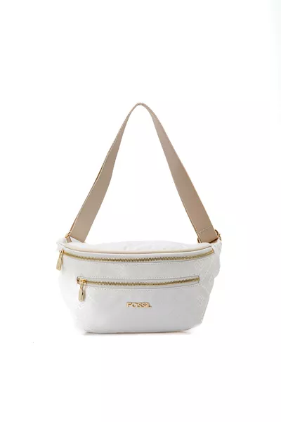 White Women's Waist Bag 