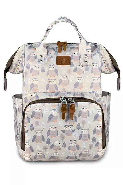 Парижская женская и детская рюкзак с совой
