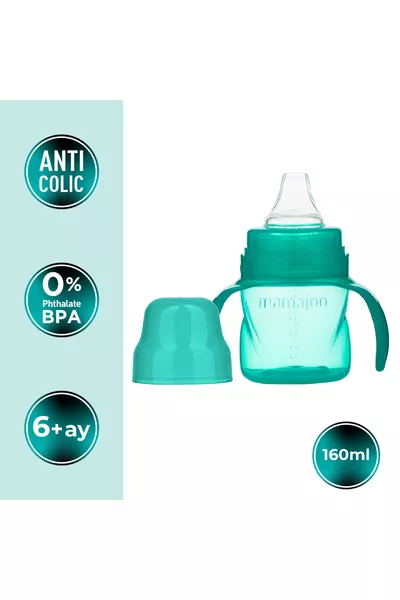 Gobelet éducatif avec poignée anti-goutte, Ml, Vert, 6 mois, 1 pièce