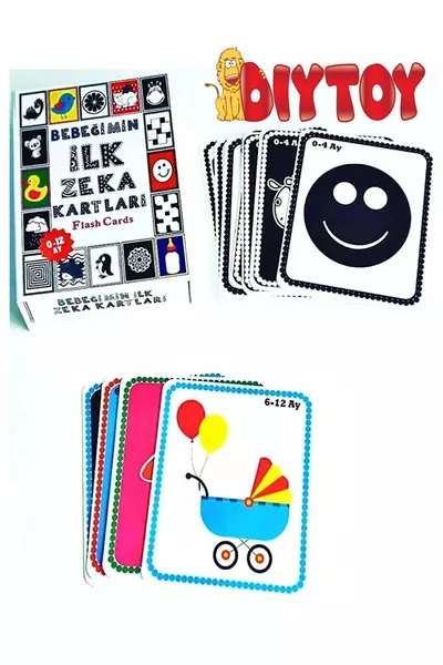 Diytoy Baby Meine Ersten Lernkarten Flash-Karten Pädagogische Karten