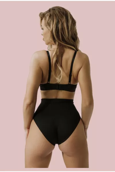 Mabet Hoge Taille Verstevigende Effect Strakke Zwarte Kleur