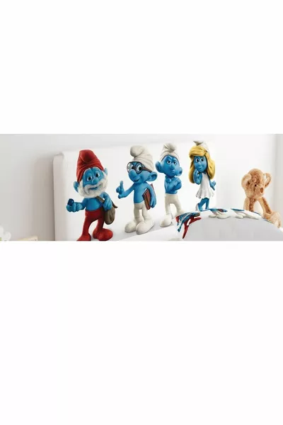 Copri Testata del Letto Puffi