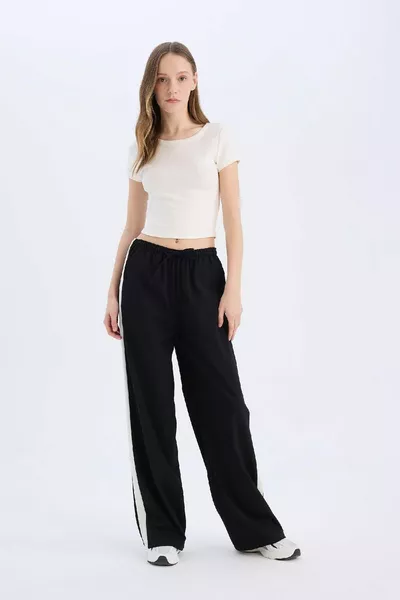 Coool Wide Leg Pocket Normal Waist Wide Leg Palazzo Pants sp