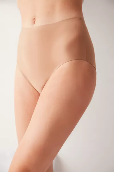 Цвет кожи, высокая талия, ночные трусики для менструации