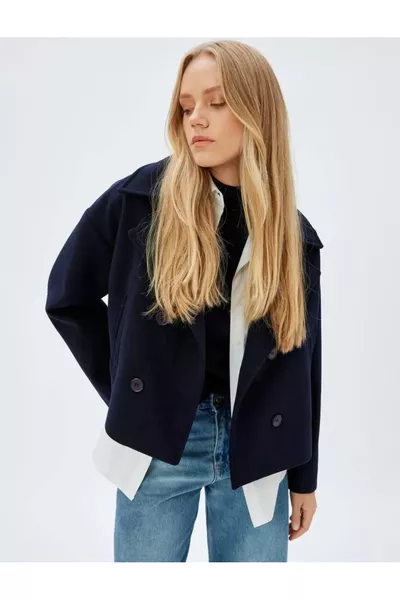 Navy Blue Women's Jacket EW