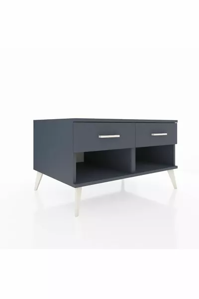 Кронос Скрин с 2 чекмеджета Антрацит-Антрацит