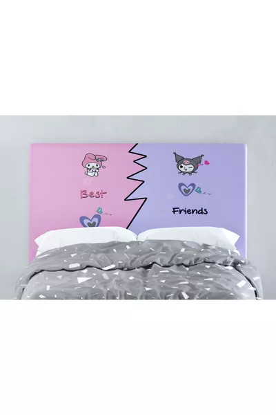 Kuromi en Melody Basis Hoofdkussenhoes