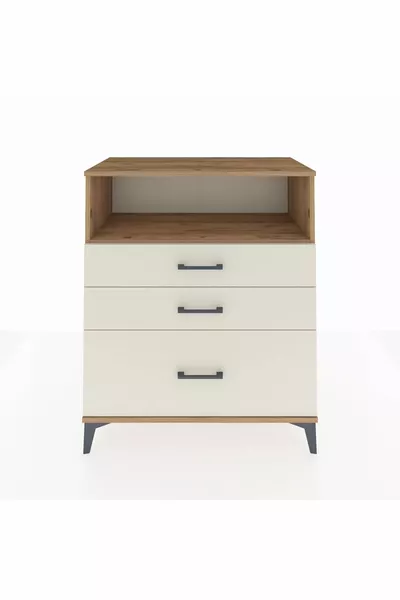 Hyperion Şifonyer Tek Raflı 3 Çekmeceli  Çam-Aytaşı