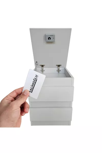 COMÒ CON SERRATURA ELETTRONICA RFID E SCOMPARTIMENTI SEGRETI