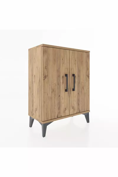 خزانة أرجيس ببابين ورفين، صنوبر-صنوبر