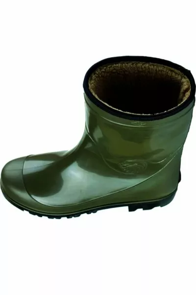 أحذية المطر / الثلج مع الفراء داخل