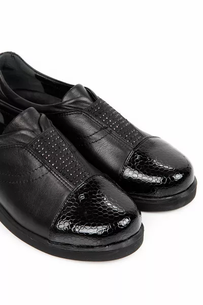 جلد طبيعي التشريحية لينة وحيد الأحذية Vdt.