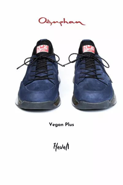 Мужская шнуровка Темно-синий нубук Внутренняя часть % натуральная кожа Дышащая верхняя анатомическая подошва Стильная Удобная