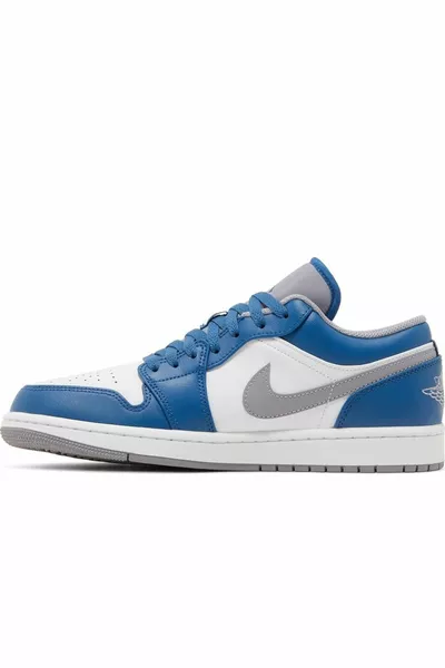 Unisex Air Jordan 1 Low True Blue GS