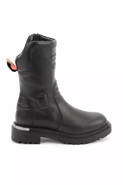 Stivali e stivaletti da donna in vera pelle nera 