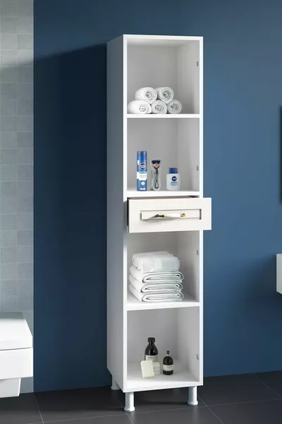 خزانة متعددة الاستخدامات كانتري 2 مع باب ودرج واحد