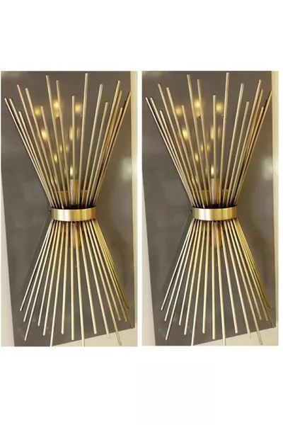 Kirpi Eskitme Takım 2 Li Duvar Aplik (2 ADET)