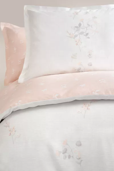 Ember Tweepersoons Ranforce Beddengoed Set - Poeder