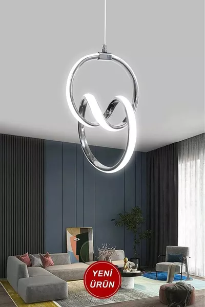 Nico Gri Enkele Hanglamp LED Wit Licht Ultra LED Woonkamer Keuken Kamer Hal LED Kroonluchter