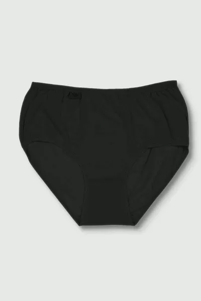 Women's Black 3-Pack Stretch Bikini Panties .