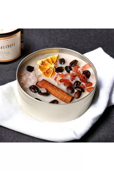 Liefde & Genegenheid Energie Mystieke Kaars (Roze Kwarts)