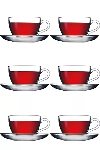 Ensemble de 6 tasses à thé et café de base, grande tasse, ml - Pièce - Pour 6 personnes - 