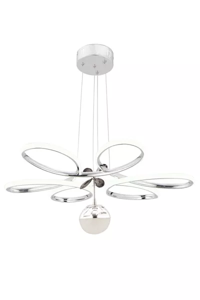 Пендел Алуаро Кром Модерен 3-цветен осветител за таван с LED за хол, кухня, стая и коридор