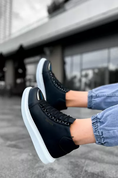  CBT Roma Mirror Stivali Uomo NERO