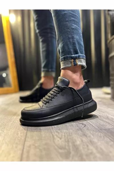 Chaussures décontractées noir (semelle noire)