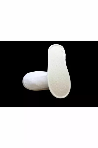 Тапочки пике Bath Home Hotel Тапочки для беременных нескользящие толстый закрытый носок