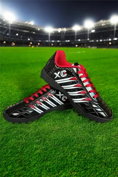 حذاء رياضي أستروتيرف للرجال أسود - أحمر