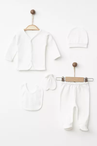 ٪ قطن حديثي الولادة مستشفى الخروج مجموعة كريم مع تقرير الطفل