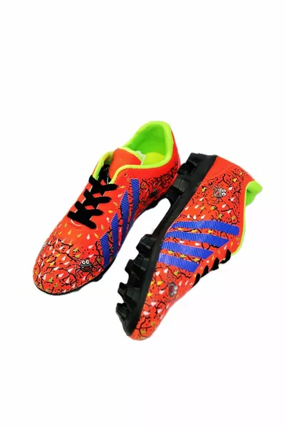 RENKLİ ÇOCUK KRANPON FUTBOL AYAKKABI