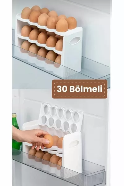 Organizer per frigorifero a 3 ripiani per  uova