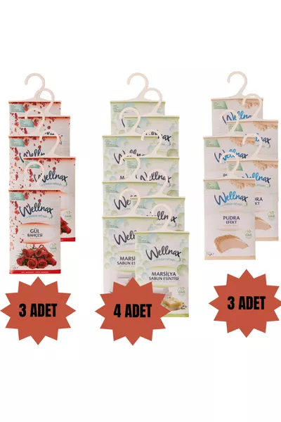  Pieces Multi-Purpose Mixed Scent Sachet with Hanger for Shoe Cabinet Fragrance