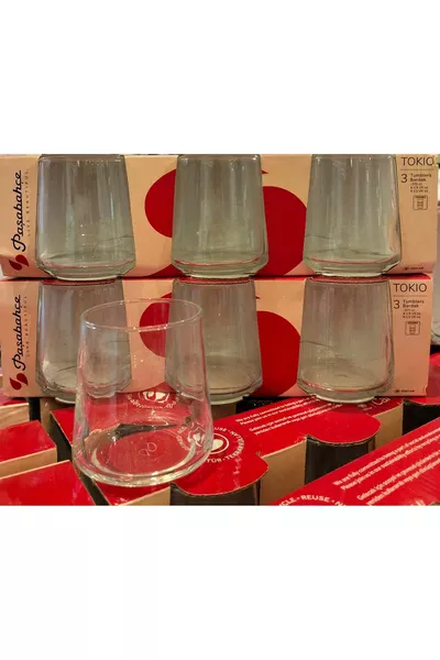 WATER GLASS NEW TOKYO GLASS  CC SET OF 6