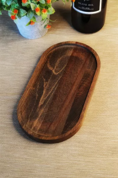 Nuovo Portabottiglie per Olio e Aceto in Legno Naturale Ovk-stand