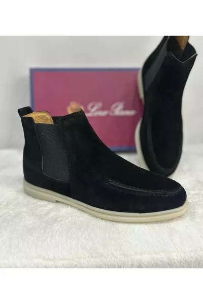 أحذية تشيلسي الجلدية الحقيقية